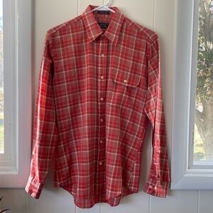 Vintage 70's Arrow Battalion Plaid Button Down Shirt M
